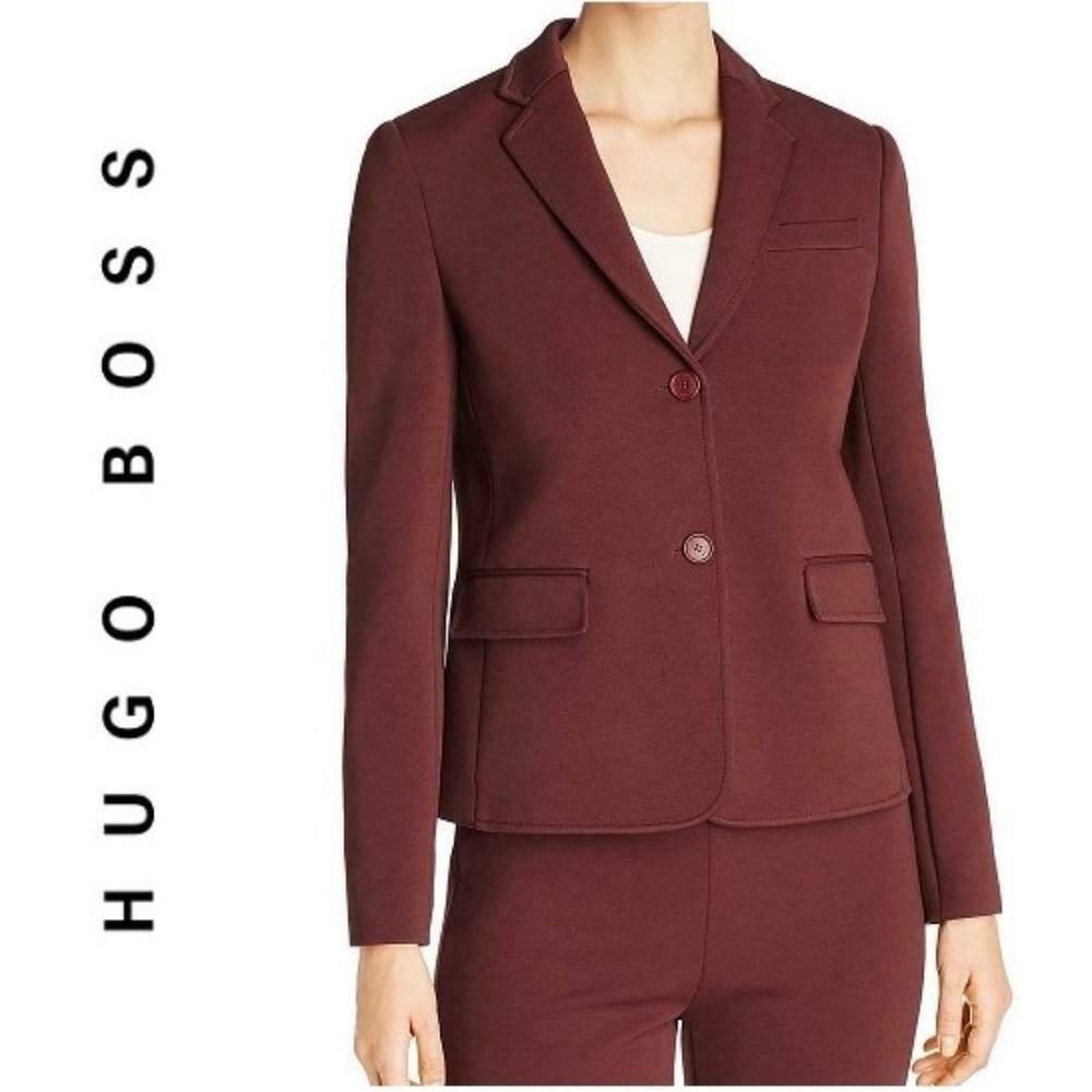 NWT HUGO BOSS Jomanda 2-Button Blazer Jacket Coat